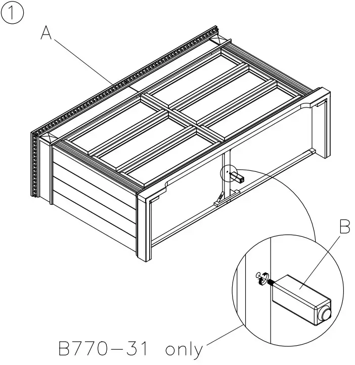 ASHLEY b77031 Markenburg Dresser - FIGURE 1