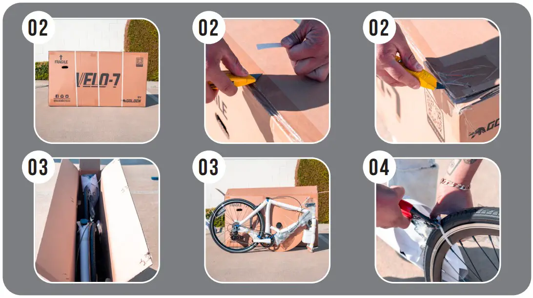 GOLDEN CYCLES Velo 7 Urban Commuter Bike - fig 3