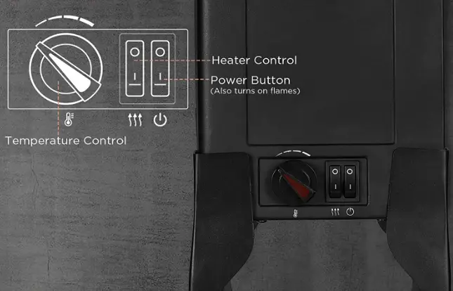 TURBRO-Suburbs-TS17-Compact-Electric-Fireplace-Stove-fig-1