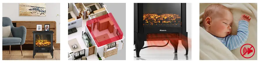 TURBRO-Suburbs-TS17-Compact-Electric-Fireplace-Stove-fig-3