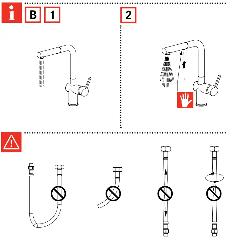 FRANKE Active Twist Kitchen Faucet - fig 1
