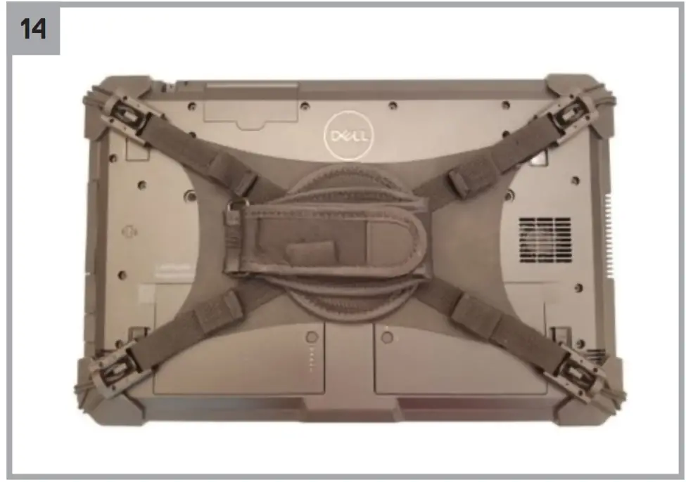 DELL 460-BBTE Hand Strap for Rugged Extreme Tablets Partial Rotation 14