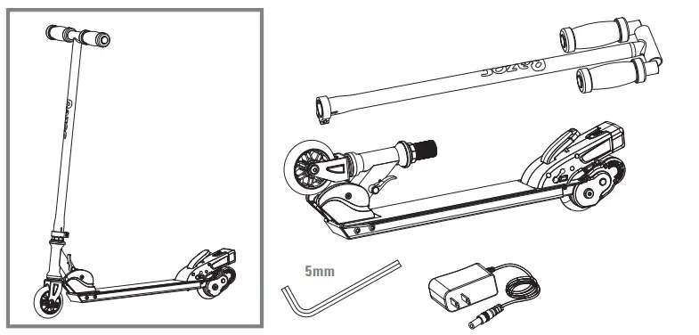 Razor 2136856 Turbo A Folding Electric Scooter - fig 1