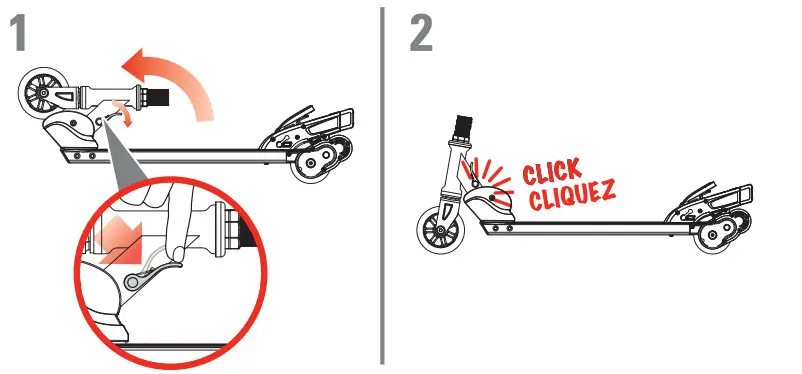 Razor 2136856 Turbo A Folding Electric Scooter - fig 2