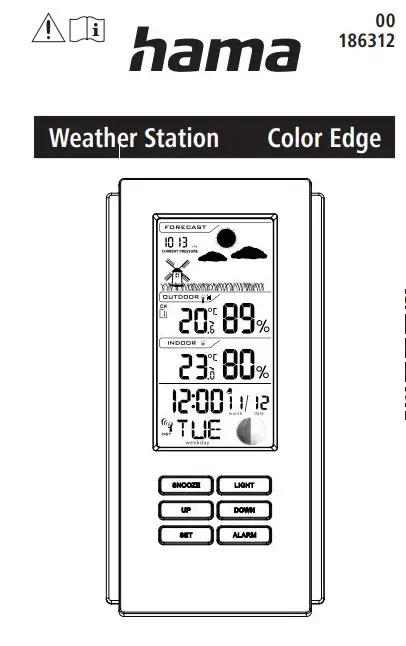 hama Weather Station Instruction Manual