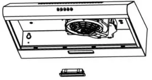 Russell Hobbs RHVSRCH602SS Cooker Hood - Replacing the light modules 2