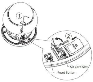 dahua N25BL5Z Vari-Focal Dome Network -- Connecting.jpgh