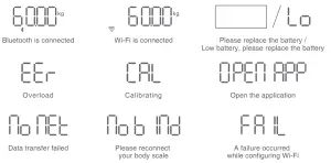 NOERDEN SENSORI Smart Body Scale with Heart Rate Monitor - Display