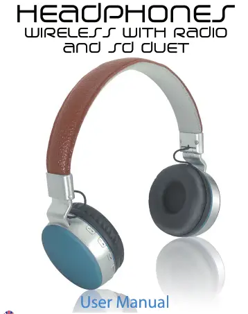 imperii Headphones Wireless with Radio and SD Duet