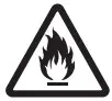 Risk of fire icon