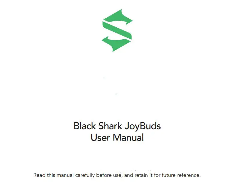 BLACK SHARK BE18-TWS JoyBuds True Wireless Earbuds User Manual