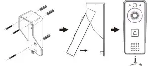 FIG 3 WIFI doorbell installation