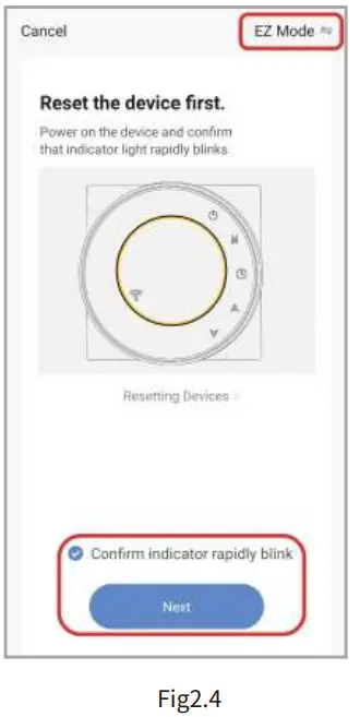 Beca BAC-2000 Series WiFi Thermostat For Fan Coil Unit - Fig 5
