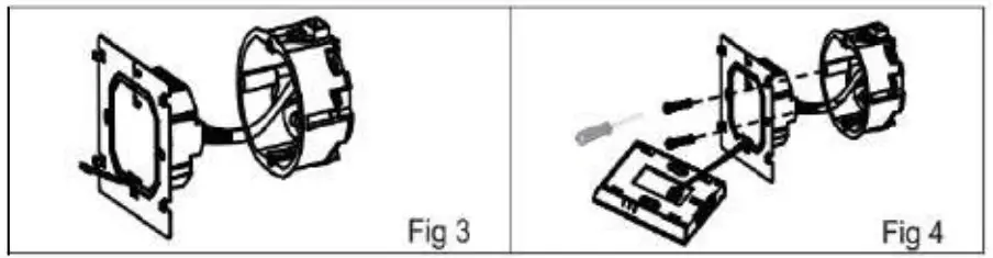 Beca BAC-2000 Series WiFi Thermostat For Fan Coil Unit - INSTALLATION 1