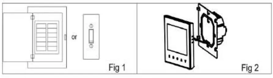Beca BAC-2000 Series WiFi Thermostat For Fan Coil Unit - INSTALLATION