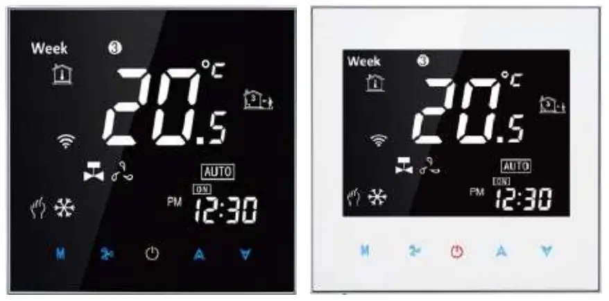 Beca BAC-2000 Series WiFi Thermostat For Fan Coil Unit