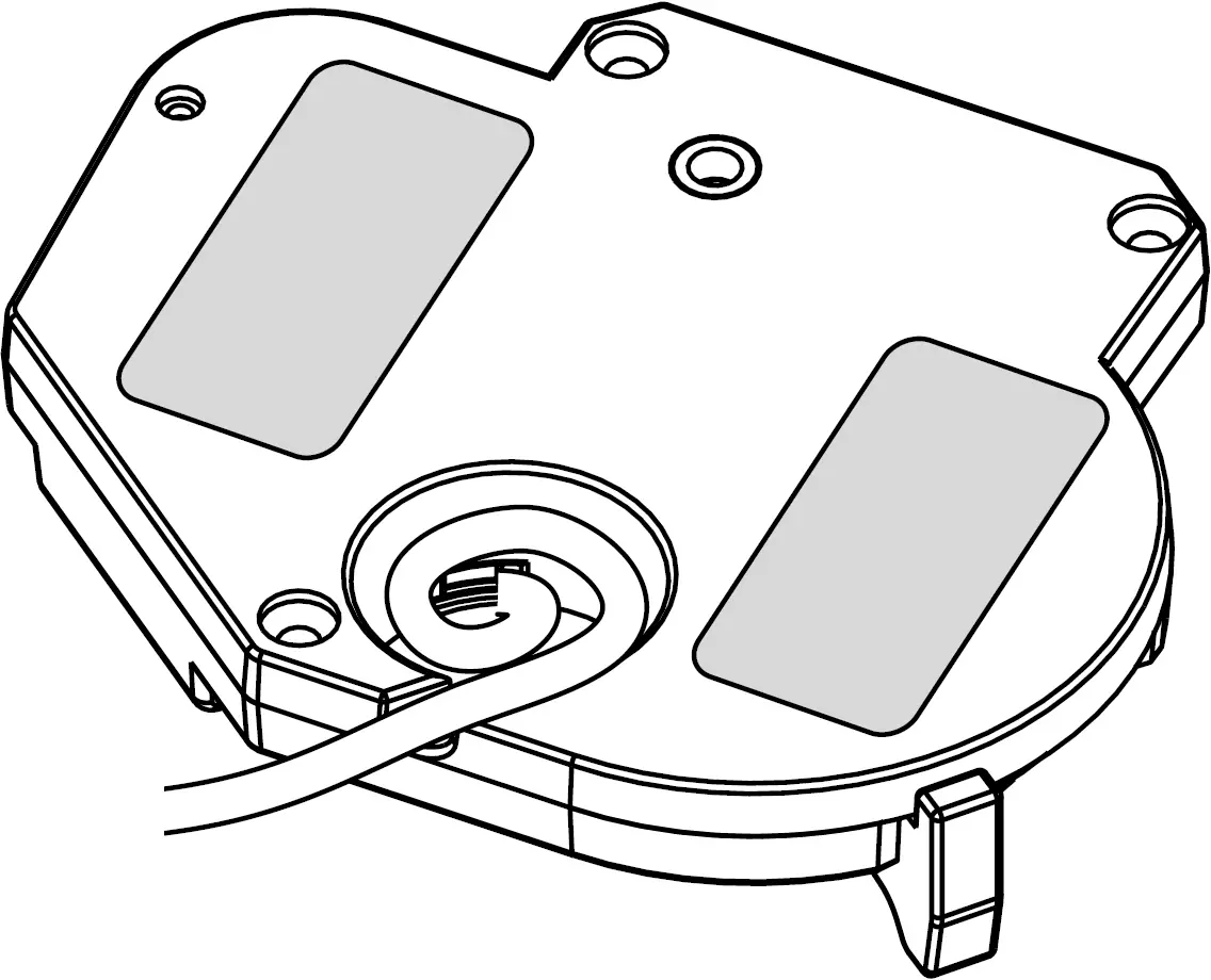 After attaching the double-sided tape A