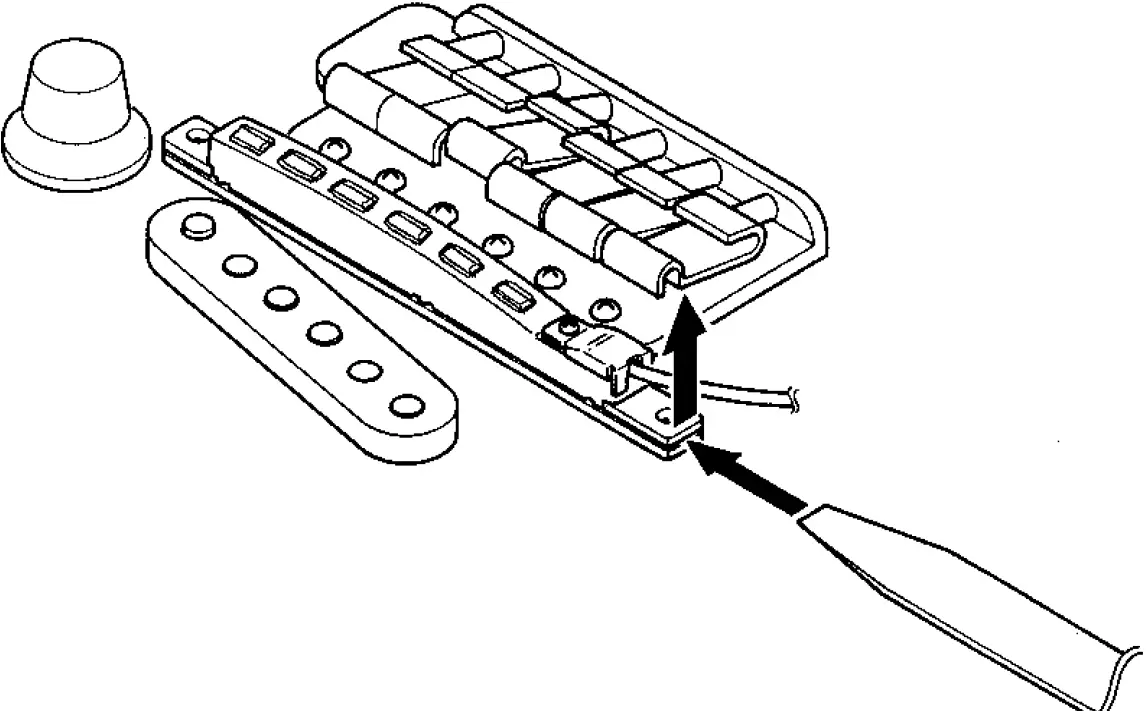 Use care in handling the divided pickup