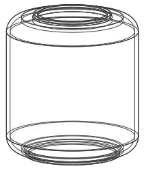 artika VAN3 CGHD2BG Champagne Globe LED Vanity Light - Screwdriver 4