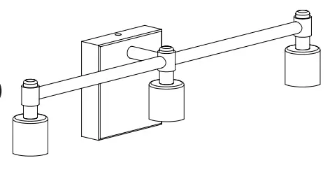 artika VAN3 CGHD2BG Champagne Globe LED Vanity Light - Screwdriver 5