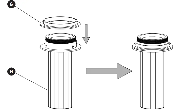 artika VAN3 CGHD2BG Champagne Globe LED Vanity Light - fig 1