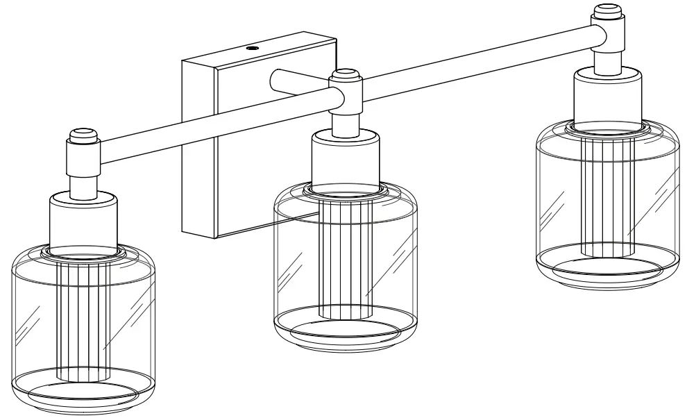 artika VAN3 CGHD2BG Champagne Globe LED Vanity Light