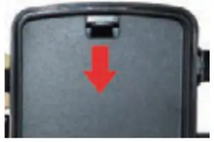 wansview T01 1080P HD Trail and Hunt Camera - Insert battery