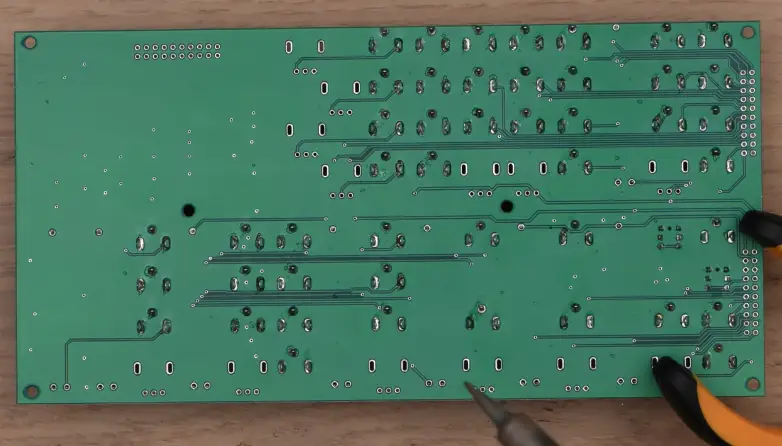 Preparation of the top board 12