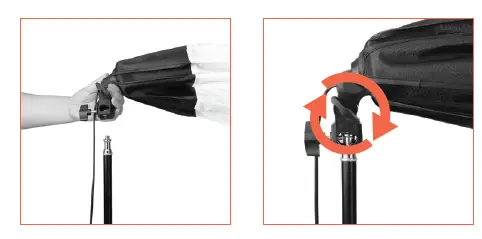 Raya OCSB-70 Octagonal Collapsible Softbox for Use with LED Bulbs 3