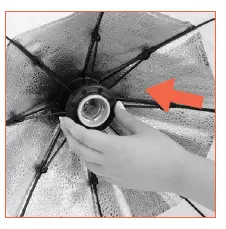 Raya OCSB-70 Octagonal Collapsible Softbox for Use with LED Bulbs 4