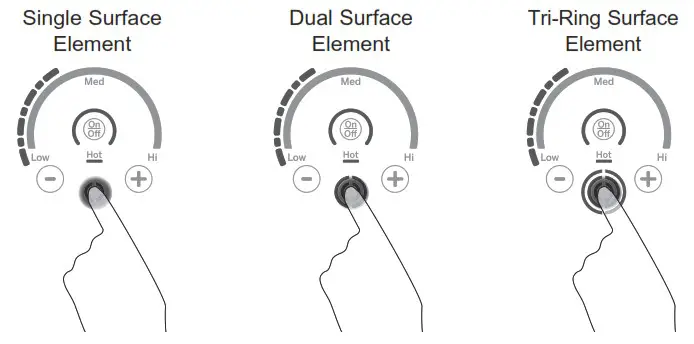 CAFE CEP9030 30 Inch Electric Radiant Cooktop - Adjust Burner Size 1