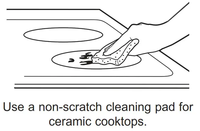 CAFE CEP9030 30 Inch Electric Radiant Cooktop - Burned-On Residue