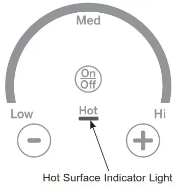 CAFE CEP9030 30 Inch Electric Radiant Cooktop - Hot Light Indicator