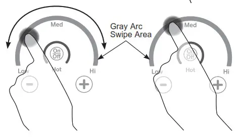 CAFE CEP9030 30 Inch Electric Radiant Cooktop - Operating The Cooking Elements 2