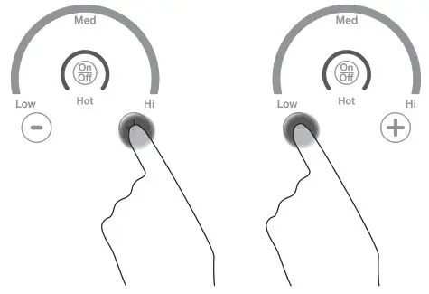 CAFE CEP9030 30 Inch Electric Radiant Cooktop - Operating The Cooking Elements 3