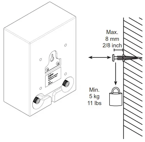 LYNGDORF MH 3 Gloss Black Audiophile Satellite Speaker - wall