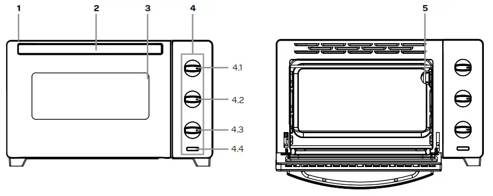 INVENTUM Freestanding Oven- description
