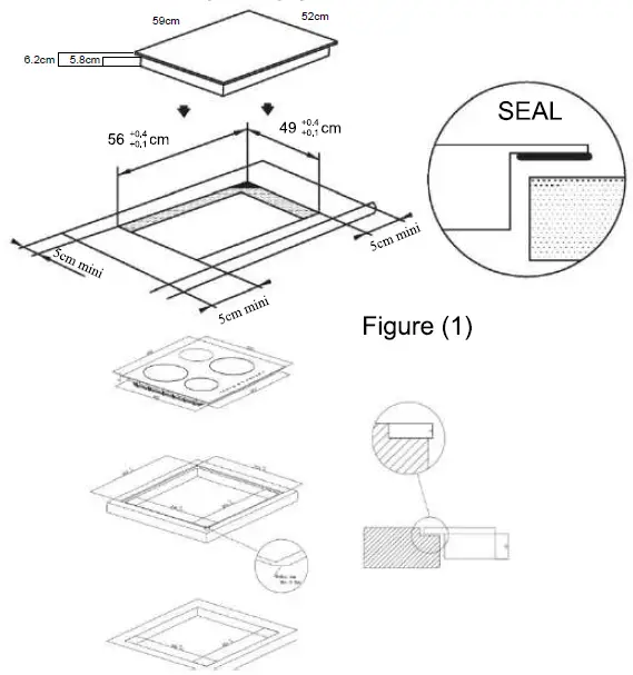 ROSIERES-RICD36C3D-E1-3-Burner-Induction-Hob-fig-3