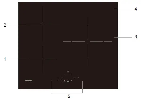 ROSIERES-RICD36C3D-E1-3-Burner-Induction-Hob-fig-6