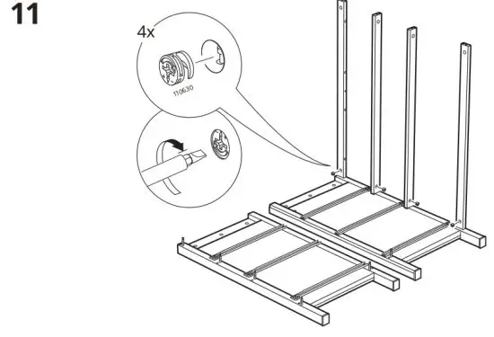 IKEA 103.556.89 HEMNES 3 Drawer Chest - 13