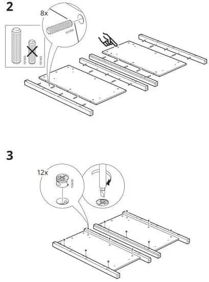 IKEA 103.556.89 HEMNES 3 Drawer Chest - 7