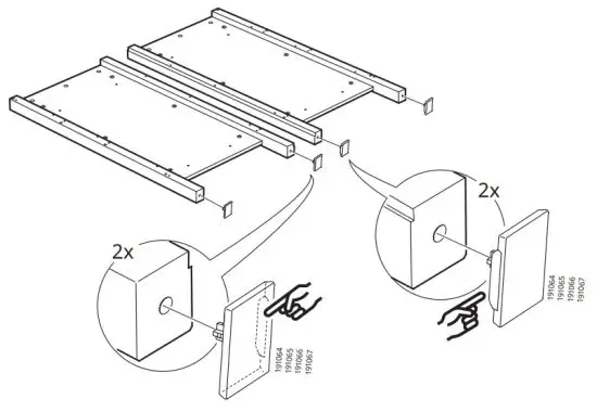 IKEA 103.556.89 HEMNES 3 Drawer Chest - 8