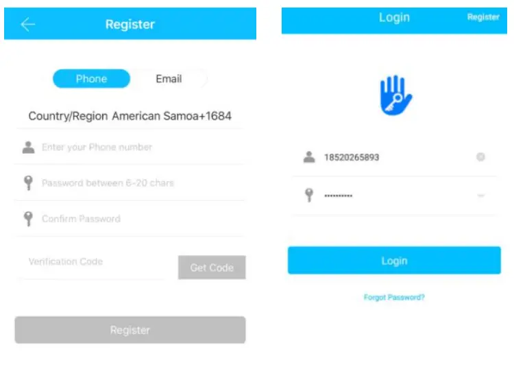 CARD C11 Smart Lock - app1