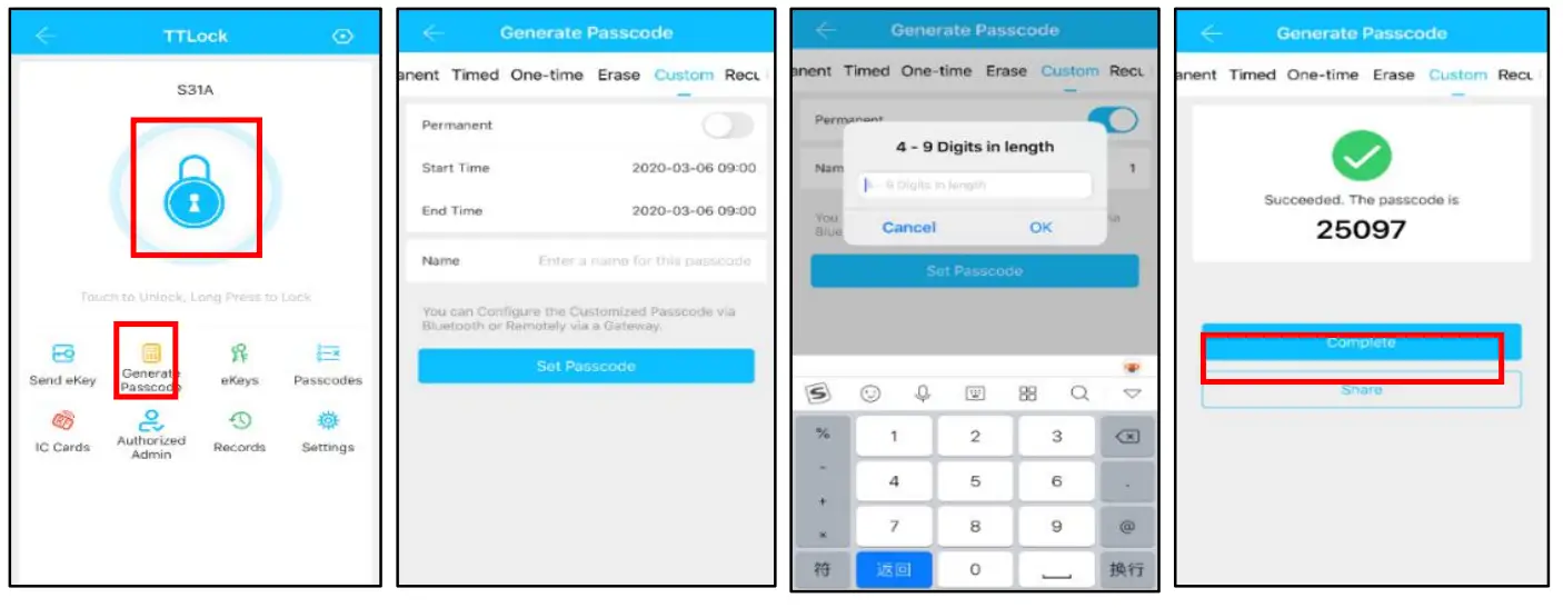 CARD C11 Smart Lock - app3
