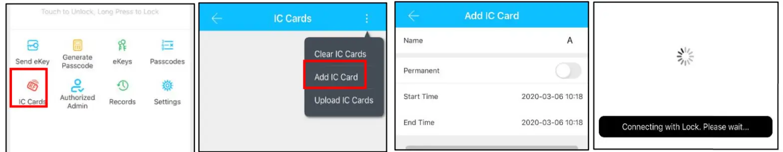CARD C11 Smart Lock - app5