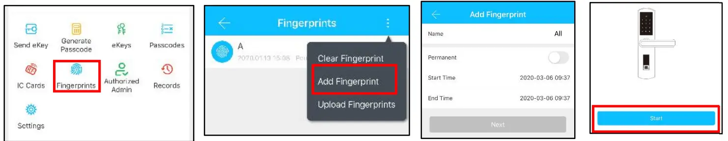CARD C11 Smart Lock - app6