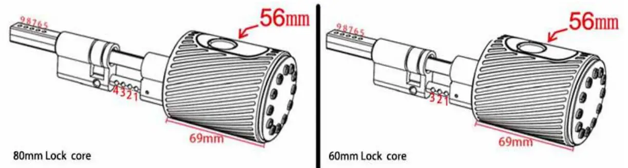 CARD C11 Smart Lock - cylinder