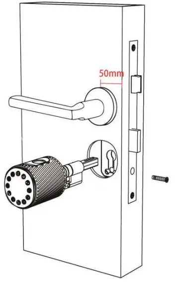 CARD C11 Smart Lock - cylinder3