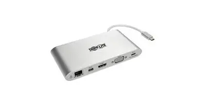 Tripp-lite U442-dock8-gg Dual-display Usb-c Docking Stations Owner's Manual Tripp-lite U442-dock8-gg Dual-display Usb-c Docking Stations Owner's Manual