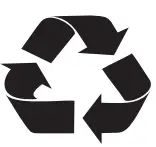 EUREKA FORBES Aquaflo DX Water Purifier User Manual - Recycle icon